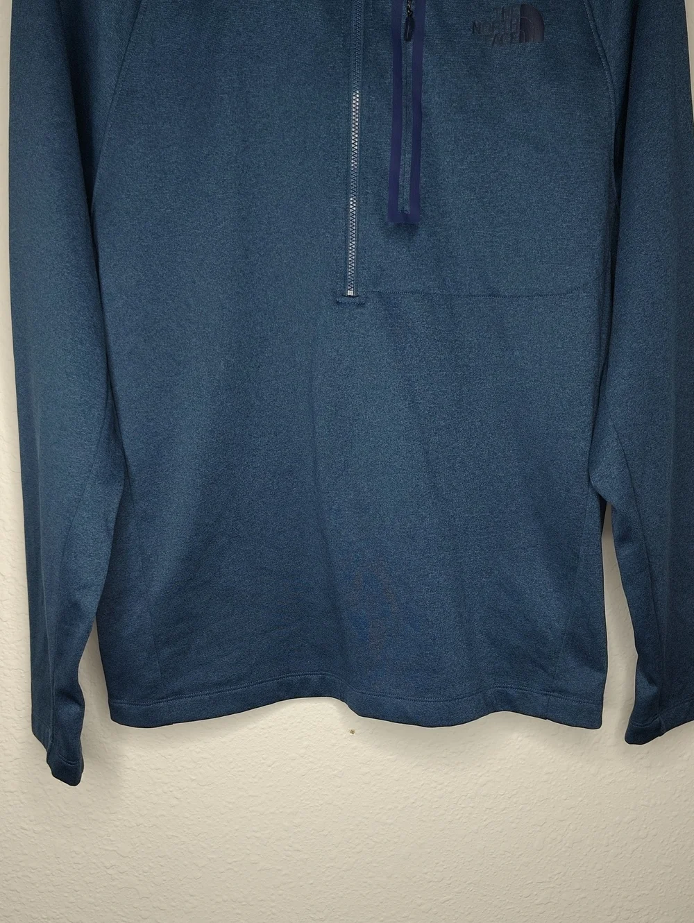 The North Face Canyonlands Half Zip Fleece Pullover Shady Blue Heather Size L